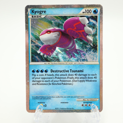 Pokemon TCG Kyogre Call of Legends SL6 Holo Shiny Holo Rare English Moderate MP - Image 1