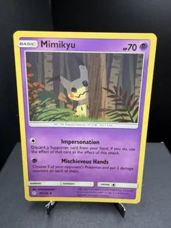 Pokemon TCG SM Cosmic Eclipse Mimikyu 96/236 Uncommon Regular NM - Image 1