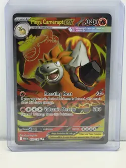 Pokemon TCG - Mega Camerupt ex Ultra Rare - 156/132 - ME01: Mega Evolution - NM - Image 1