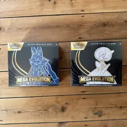 Pokemon TCG Mega Evolution Gardevoir & Lucario Elite Trainer Box ETB 2x boxes - Image 1