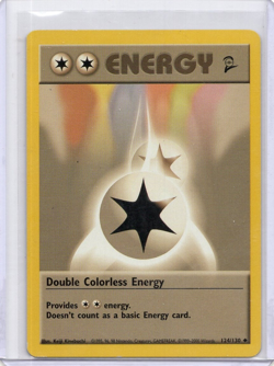 Double Colorless Energy 124/130 Base Set 2 Pokemon TCG MP - Image 1