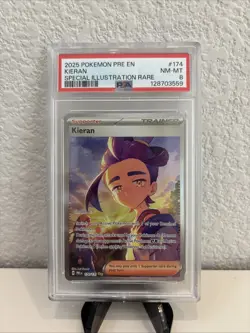 Pokemon TCG Prismatic Evolutions Kieran Sir 174/131 Special Illustration Rare - Image 1