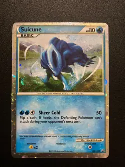 Pokemon TCG - LP Suicune Holo Rare Black Star Promo HGSS21 - Image 1