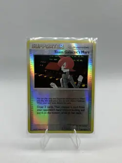 MP Condition Pokemon TCG Team Galactics Mars 126/132 Secret Wonders Reverse Holo - Image 1