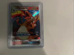 Pokemon Charizard GX Flamethrower Flare Blitz GX Trading Card - Image 1