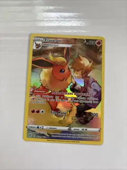 Pokemon TCG Flareon Holo Rare Trainer Gallery Card TG01/TG30 Brilliant Stars - Image 1