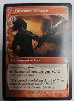 MTG Magic The Gathering Card Flowstone Embrace Enchantment Aura Future Sight - Image 1