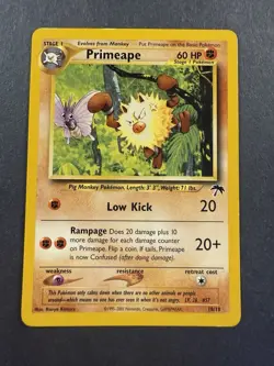 Pokemon TCG Primeape Southern Islands 18 Regular Promo Card - Image 1