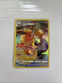 Pokemon TCG Flareon Holo Rare Trainer Gallery Card TG01/TG30 Brilliant Stars - Image 1