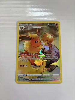 Pokemon TCG Flareon Holo Rare Trainer Gallery Card TG01/TG30 Brilliant Stars - Image 1