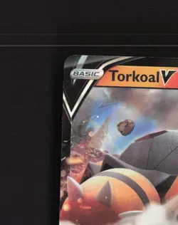 Torkoal V 024/202 Sword & Shield Ultra Rare Holo Pokemon Card NM - Image 3