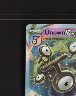 Unown VSTAR 066/195 Silver Tempest Ultra Rare Holo Pokemon Card NM - Image 3