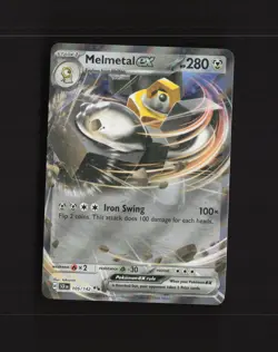 Melmetal ex 105/142 Stellar Crown Ultra Rare Holo Pokemon Card LP - Image 1