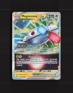 Magnezone VSTAR 057/196 Lost Origin Ultra Rare Holo Pokemon Card NM - Image 1