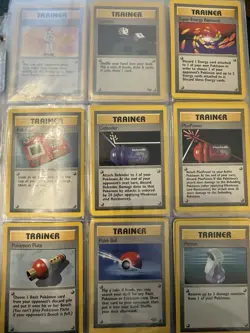Pokemon Vintage TCG Card Lot with Holo Cards and 2 Binders - Image 4