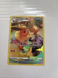 Pokemon TCG Flareon Holo Rare Trainer Gallery Card TG01/TG30 Brilliant Stars - Image 1