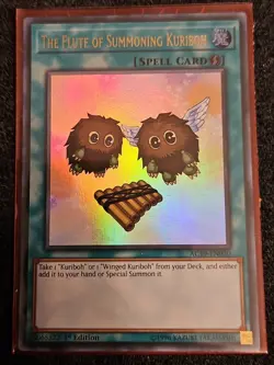 Yu-Gi-Oh! The Flute of Summoning Kuriboh - 1st Edition Ultra Rare AC19-EN020 NM - Image 1