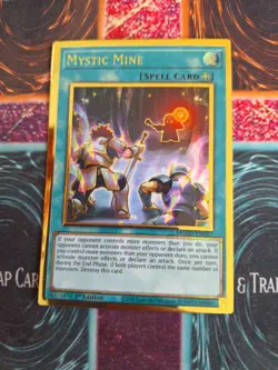 Yu-Gi-Oh! Mystic Mine MGED-EN047 Premium Gold Rare 1st Edition Near Mint - Image 1