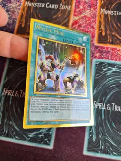 Yu-Gi-Oh! Mystic Mine MGED-EN047 Premium Gold Rare 1st Edition Near Mint - Image 2