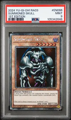 2024 YU-GI-OH! RA03-QUARTER CENTURY BONANZA 1ST ED #EN086 SUMMONED SKULL PSA 9 - Image 1