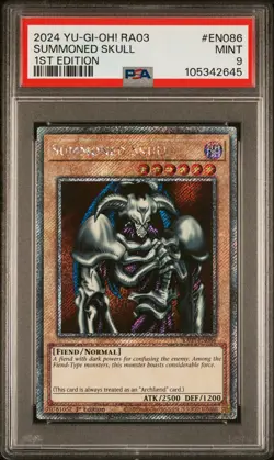 2024 YU-GI-OH! RA03-QUARTER CENTURY BONANZA 1ST ED #EN086 SUMMONED SKULL PSA 9 - Image 1