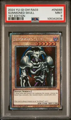 2024 YU-GI-OH! RA03-QUARTER CENTURY BONANZA 1ST ED #EN086 SUMMONED SKULL PSA 9 - Image 1
