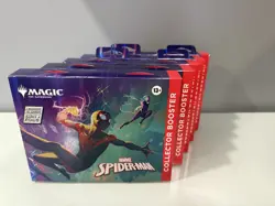 Magic: The Gathering MTG Marvel's Spider Man Collector Booster Set Of 5 - Image 1