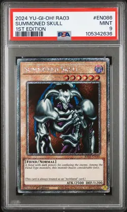 2024 YU-GI-OH! RA03-QUARTER CENTURY BONANZA 1ST ED #EN086 SUMMONED SKULL PSA 9 - Image 1