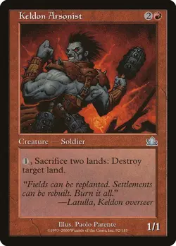 MTG Prophecy --- KELDON ARSONIST --- Uncommon! NM! Magic the Gathering! - Image 1