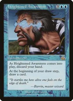 MTG Prophecy --- HEIGHTENED AWARENESS --- RARE! NM! Magic the Gathering! - Image 1