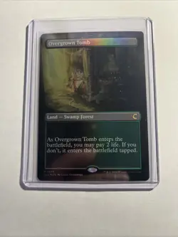 Overgrown Tomb (Borderless) - Ravnica: Clue Edition Foil MTG Plus Bonus Rare!!! - Image 1