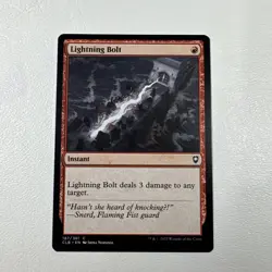 - Lightning Bolt - Regular #187 NM/MINT Battle for Baldur's Gate MTG - Image 1
