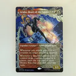 MTG: Arana, Heart of the Spider (Borderless) Marvel's Spider-Man Foil NM - Image 1