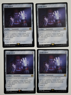 Magic MTG Final Fantasy Genji Glove 0258 x4 Playset Non Foil Rare - Image 1