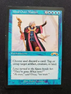 Mind Over Matter - Exodus EXO - Lightly Played LP SP - Reserved List Magic MTG - Image 1