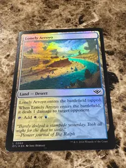 LONELY ARROYO Magic MTG Outlaws of Thunder Junction Showcase Foil - Image 1