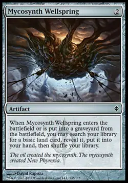 Mycosynth Wellspring - Medium Play MTG New Phyrexia - Image 1