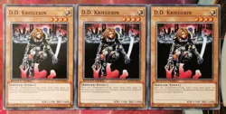 3x D.D.Kriegerin SGX1-DEE04 Common DEUTSCH 1.Auflage PLAYSET NM Yu-Gi-Oh! - Image 1