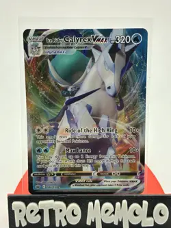 Pokemon Ice Rider Calyrex Vmax Chilling Reign 046/198 Full Art Ultra Rare NM - Image 1