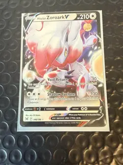 Pokemon Hisuian Zoroark V 146/196 Lost Origin Ultra Rare Holo NM - Image 1