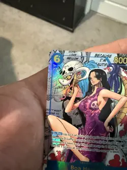 Boa Hancock OP07-051 Parallel Manga Alt Art ONE PIECE Card Game English - Image 3