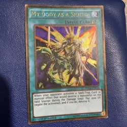 Yu-Gi-Oh! Card TCG My Body as a Shield PGL2-EN074 Gold Rare 1st Edition VLP/NM - Image 1