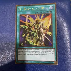 Yu-Gi-Oh! Card TCG My Body as a Shield PGL2-EN074 Gold Rare 1st Edition VLP/NM - Image 2