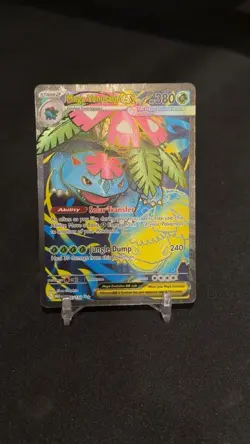Pokemon Mega Venusaur EX Holo Rare Card 155/132 NM Mega Evolution - Image 1