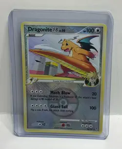 Dragonite FB 56/147 Supreme Victors Crosshatch Pokemon League Promo Card - Image 1