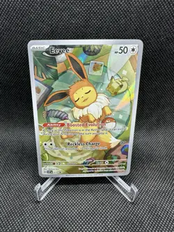 Pokemon Card TCG - Eevee SVP 173 Scarlet & Violet Black Star Promo Mint - Image 1