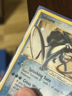 Pokemon Suicune Gold Star Unseen Forces Ultra Rare Holo Card #115 - Look At Pics - Image 3