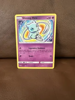 Pokemon TCG Shining Mew Holo Rare Card 40/73 Shining Legends NM-MINT - Image 2