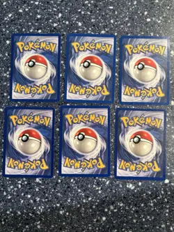 Six Card Vintage Pokemon Lot! Dragonair, Dratini, Psyduck And More! Base! - Image 2