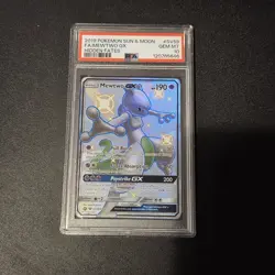 Pokemon Card - Mewtwo GX SV59/SV94 Sun & Moon Hidden Fates - PSA 10 - Image 1